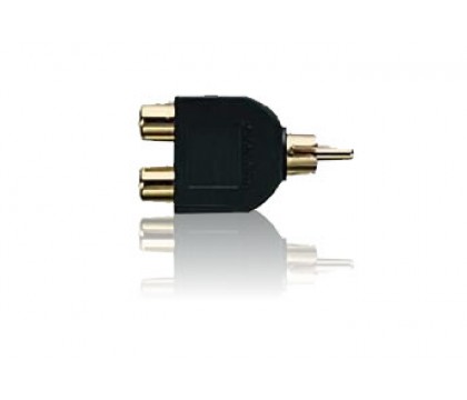 RadioShack® Phono Plug to RCA Jacks Y-Adapter